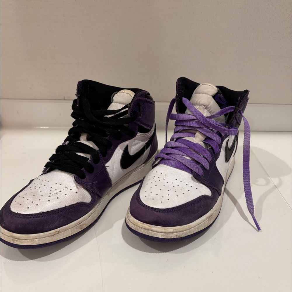 Nike High-Top Sneakers in Court Purple